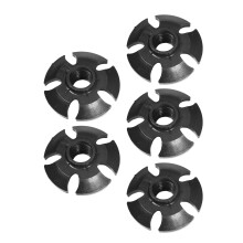 5PCS Rubber Trekking Pole Basket for Snow & Mud, 5.1cm Diameter