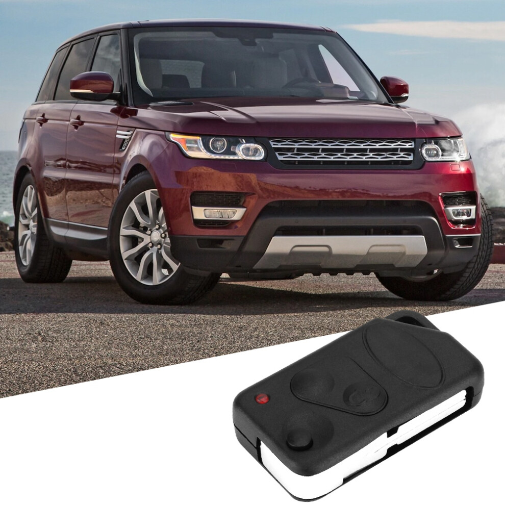 2 Button Car Remote Fob Shell For Land Rover Range Rover P38 Black 8451393118988