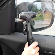 Long Handle Car Emergency Safety Hammer with Breaker & Seatbelt Cutter