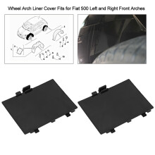 Pair of Front Arch Liners for Fiat 500