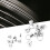 10pcs Brass Rivet Studs with Ring Head for Leathercraft, Silver 0.39x0.35" 4