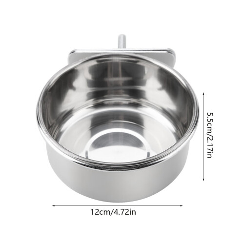 Stainless Steel Parrot Feeding Bowl – Durable, Rust-Resistant, Easy Clean 1