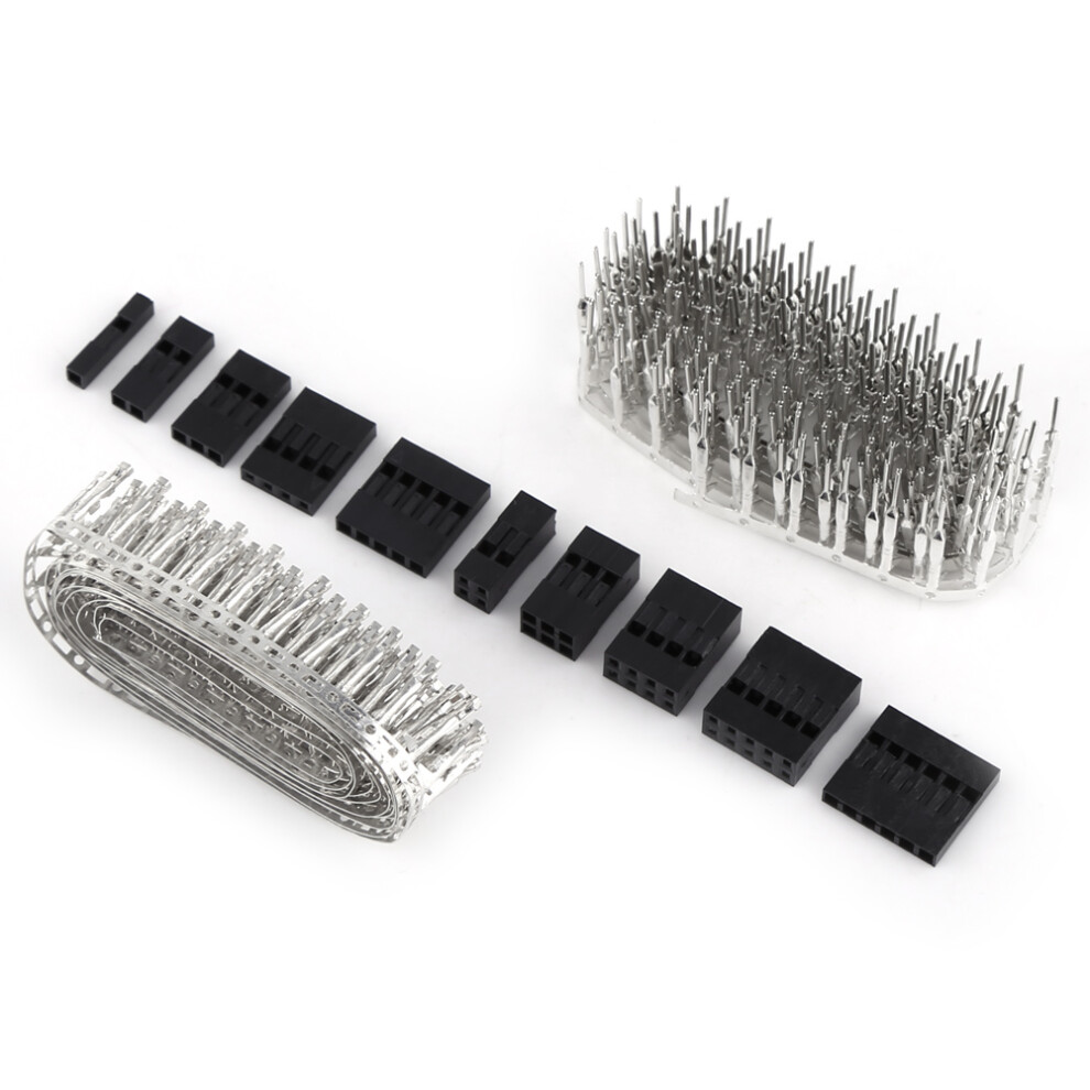 610Pcs 2.54Mm Connector Kit Female Male Jumper Wires For Electronics Diy 3121393120117