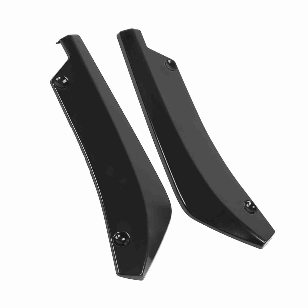 Universal Car Rear Bumper Spoiler Lip Diffuser Fins Carbon Fiber 2Pcs 4341393120071