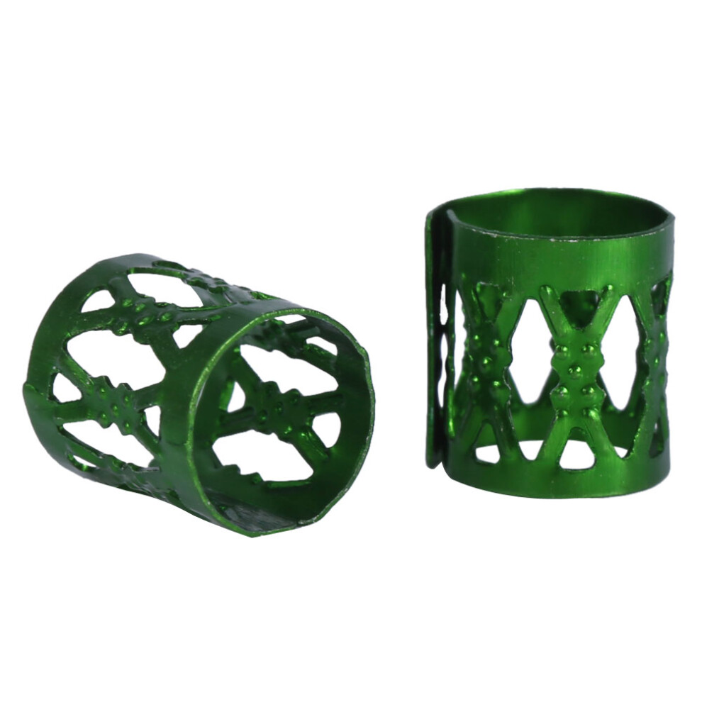 Unisex Green 100 Colourful Hair Braiding Beads