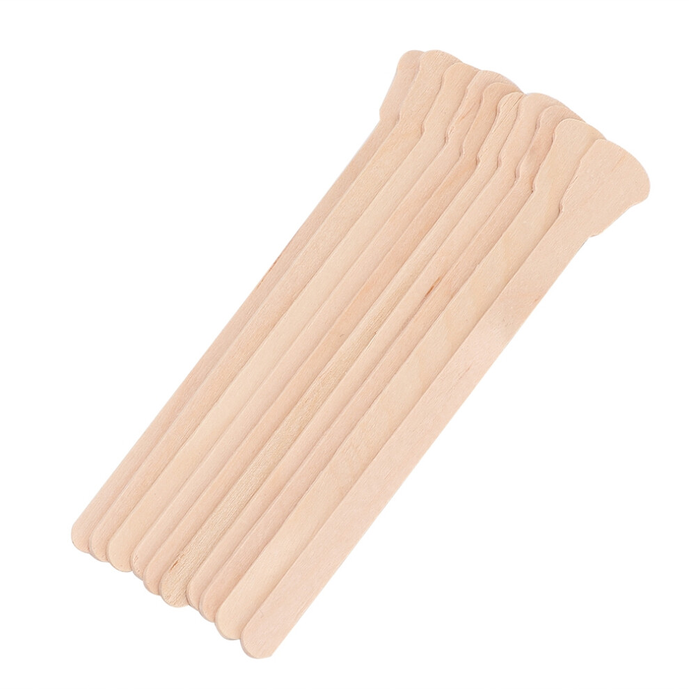 Cream 100Pcs Wooden Wax Spatula Depressor Disposable Facial Mask Hair Removal Applicator