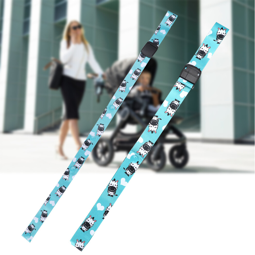 Baby Zebra 2.5cm Adjustable Feeding Bottle Strap for Stroller & Toy Attachments