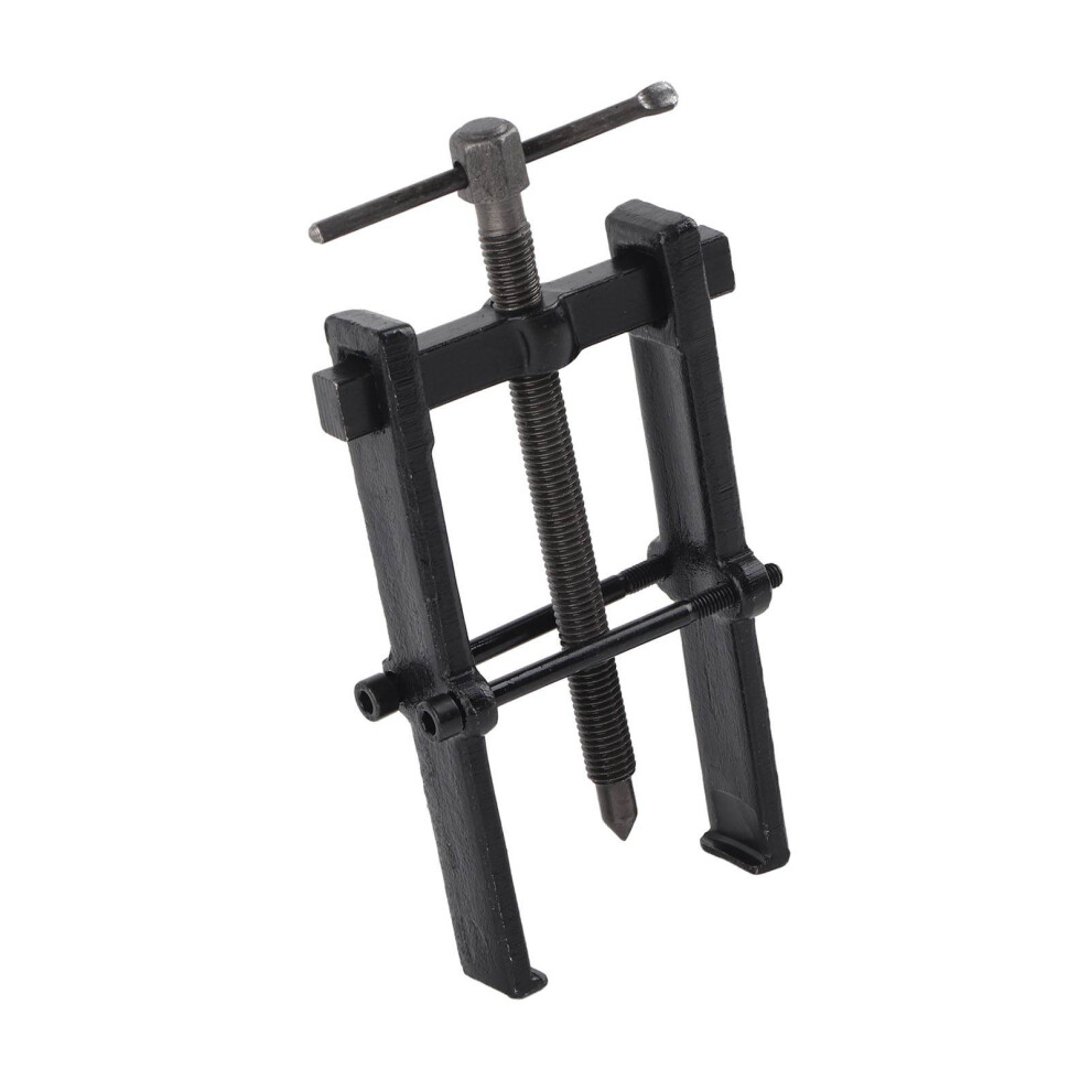 Two Jaw Gear Puller Remover Tool 8In Carbon Steel Adjustable Black 4971393124528
