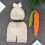 Baby Rabbit Suit for Photos 6