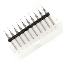Carbide Micro Drill Bit Set for PCB Engraving 0.3mm CNC Micro Bits