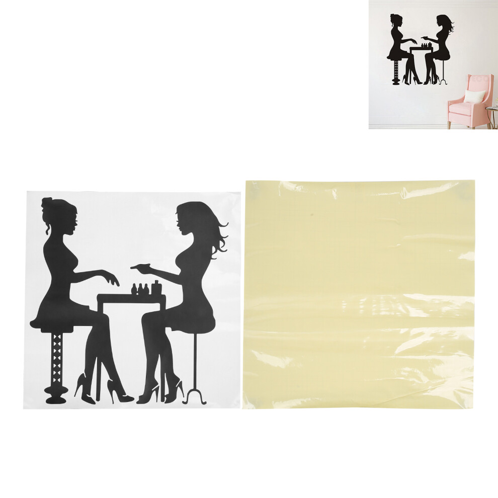 Nail Salon Decor Sticker, Easy Peel