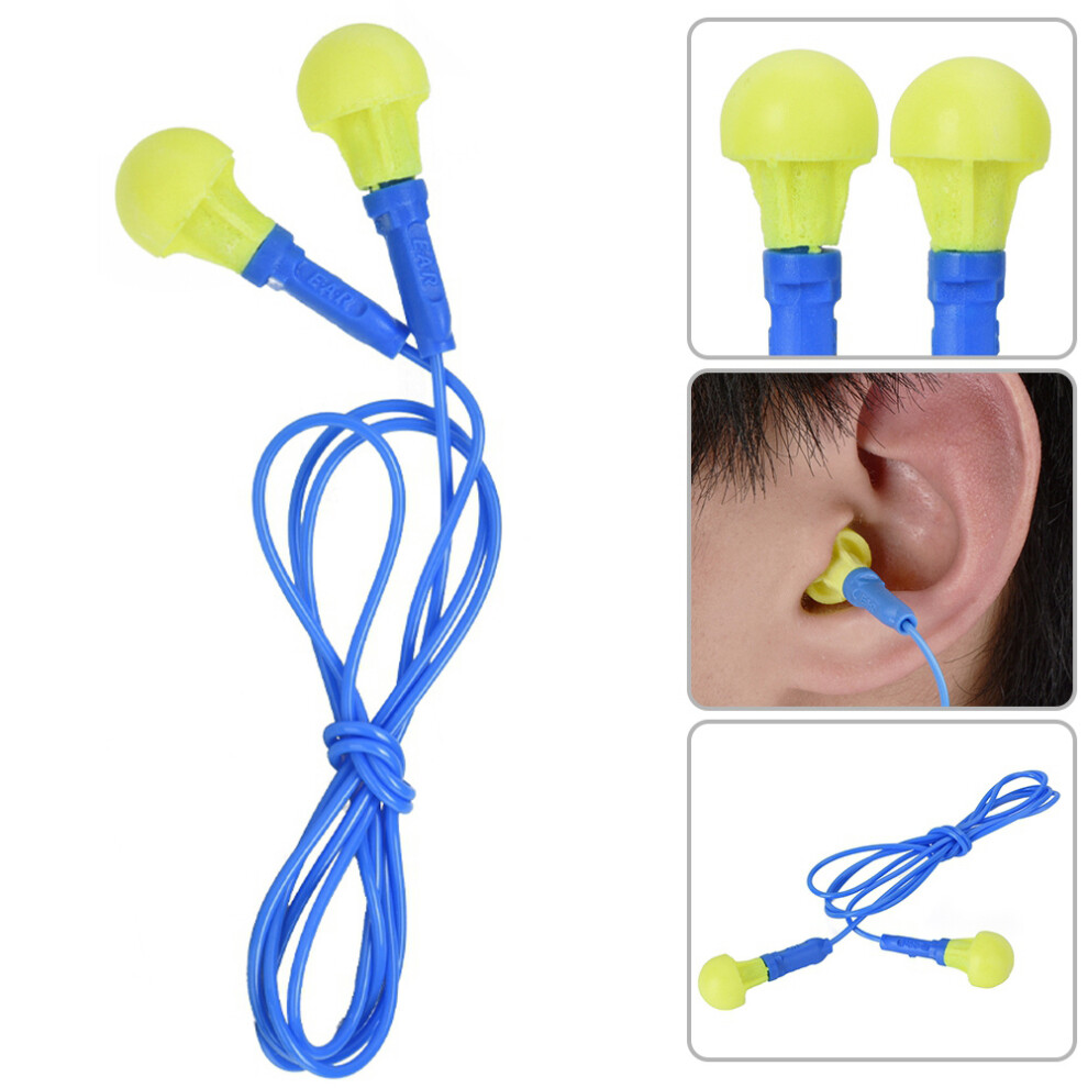 Ear Defence Foam Ear Plugs For Noise Reduction Soft & Comfortable 1 Pair 9421393202788