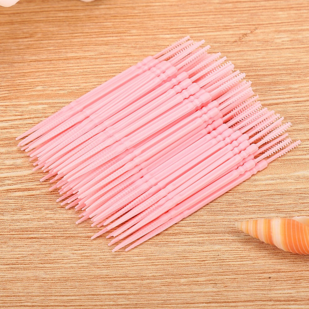 100pcs Double Head Teeth Cleaning Pick in Bag