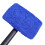 Long Handle Microfiber Car Window Brush for Windshield Cleaning Dark Blue 10