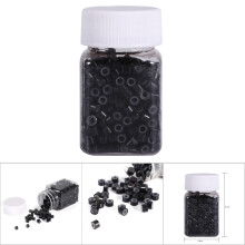 Non-Slip Silicone Hair Extension Rings 500