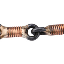 Pferde-Kauartikel Schwarzer Edelstahl 14 cm Mund 264 g