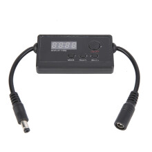 LED Aquarium Light Dimmer System 8-Set Timing Dimming Modulator Black