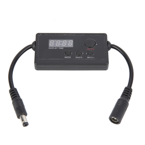 LED Aquarium Light Dimmer System 8-Set Timing Dimming Modulator Black