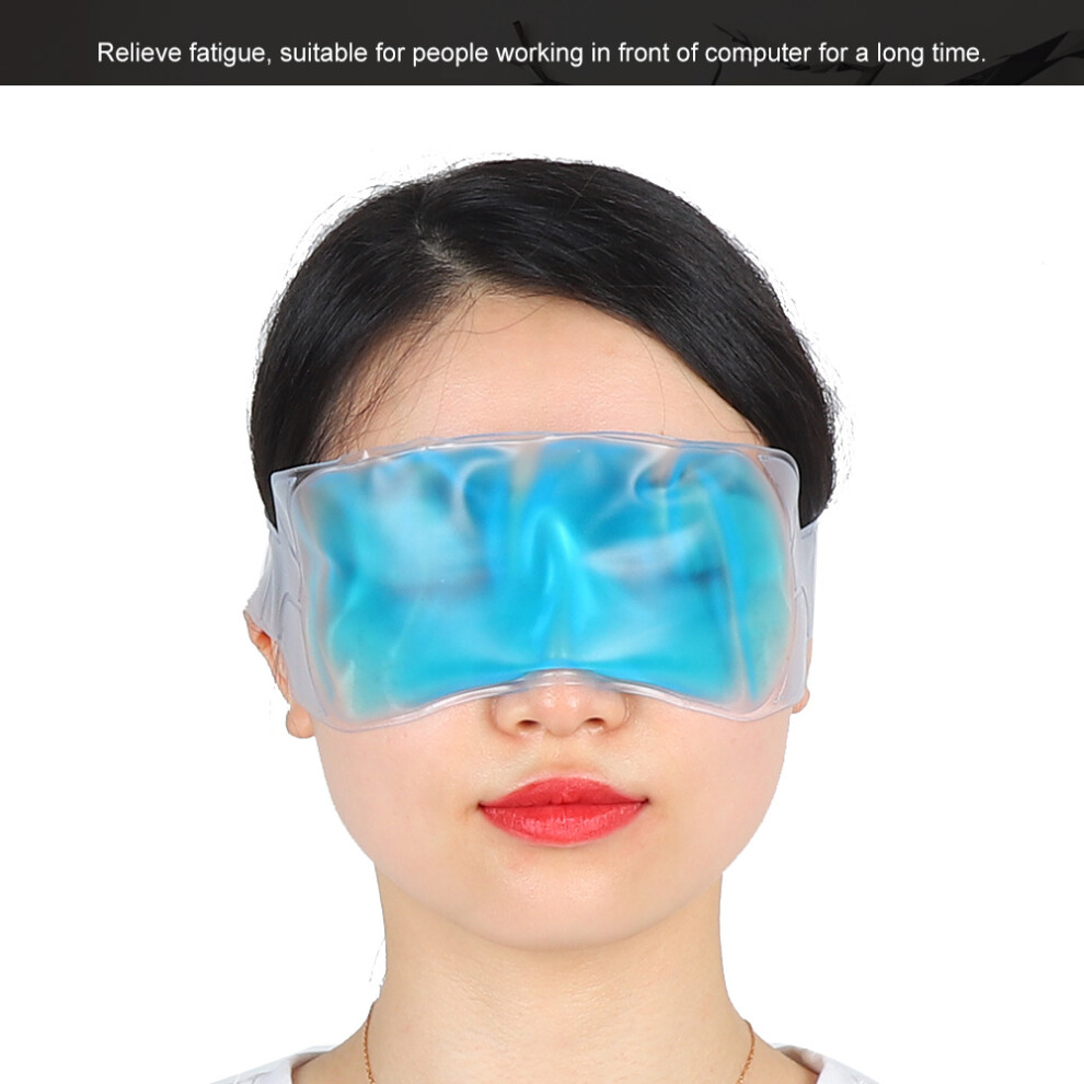 Dark Reusable Cold & Hot Eye Mask For Circles & Fatigue, Soft & Flexible