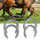 4 Piece Aluminium Alloy Horseshoe Set 4