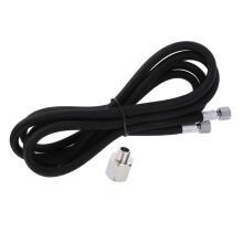 EVA Braided Airbrush Hose 1.8m 1/8"-1/4" Fittings Durable Air Tube