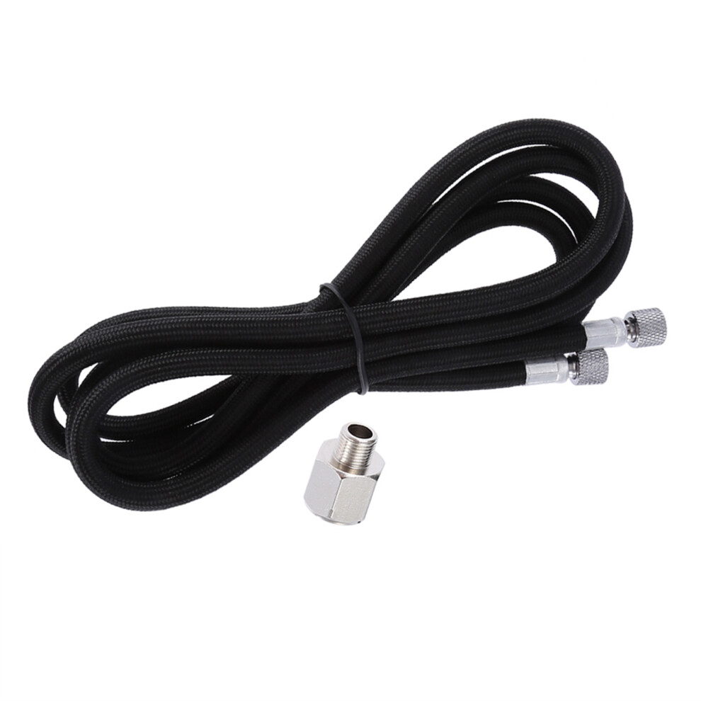 Eva Braided Airbrush Hose 1.8M/5.9Ft 1/8"-1/4" Fittings, Durable Air Tube 4651393128053