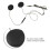 Hands Free Headset Speakers 1.2m TPE Cable 19