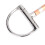 Stainless Steel Dee Bit Snaffle Horse Bit with Copper & SS Rollers, 298g 6