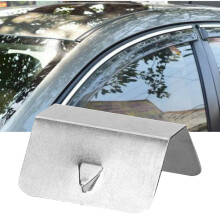 Stainless Steel Car Wind Rain Deflector Clips 6pcs Easy Fit for Aussie Cars