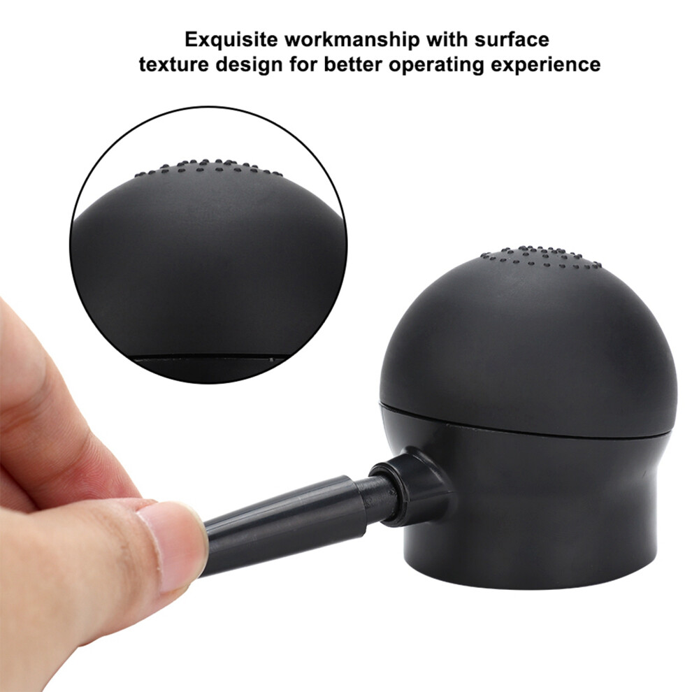 Black Hair Building Fibers Applicator Nozzle Pump For Hair Styling