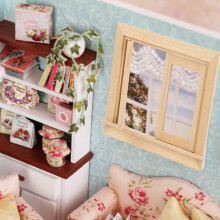 Wooden Doll House Window 1:12 Scale Miniature Furniture DIY Accessory