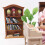 1:12 Miniature Wood Bookshelf Cabinet 11