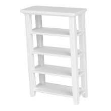 Miniature 4 Level Wooden Shelf for 1:12 Doll House Model Display & Storage