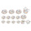 Miniature 1:12 Porcelain Flower Tea Set 1