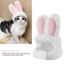 Rabbit Ear Hat Pet Costume Cute Cosplay Cat Cap Accessories for Small Animals
