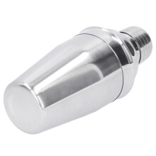 350ml Stainless Steel Cocktail Shaker Barware, Silver, 17.5cm