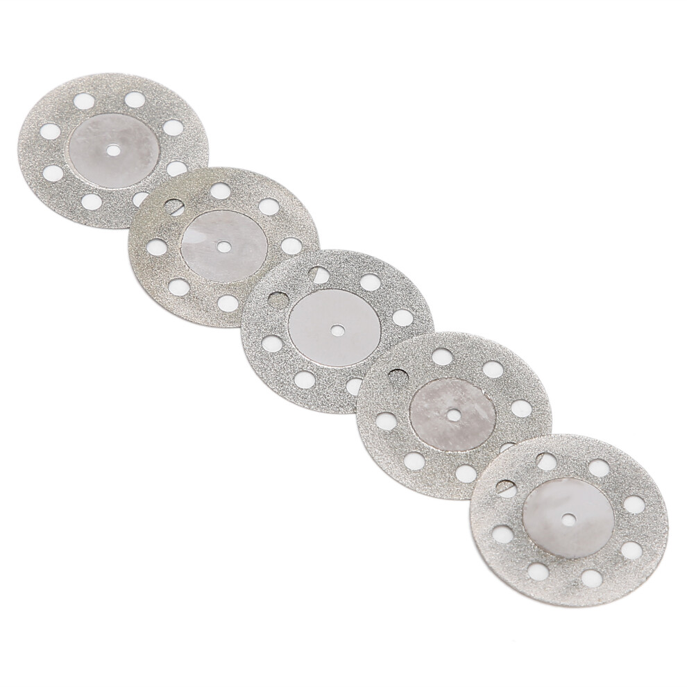 5Pcs Double-Sided Dental Diamond Discs 22Mm Thin Grinding Kit 3151393130748