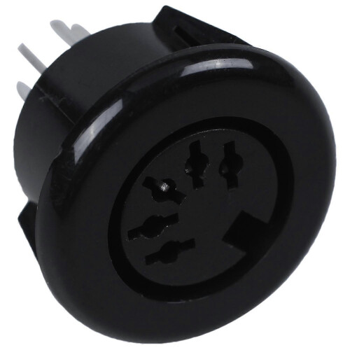 Θηλυκό 5 Pin DIN Plug Panel Mounted Keyboard Cable Connector Adapter