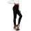 Sport-Leggings mit Farbverlaufsmuster, elastische-Silber L 1