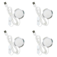 4X DIY-LED-Lampenkit: Nur Hardware, keine 3D-gedruckten Teile, helles Licht, energieeffizientes, individuelles Lightin