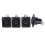 10pcs Black XLR 3pin Female Jack Panel Mount Chassis PCB Socket Connector 1