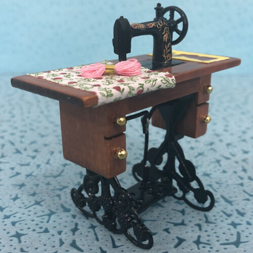 Antique Doll Room Sewing Machine Toy