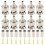 10 Sätze 3-teilige BNC-männliche RG58-Stecker-Crimp-Stecker 2