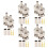 10 Sätze 3-teilige BNC-männliche RG58-Stecker-Crimp-Stecker 3