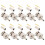 10 Sätze 3-teilige BNC-männliche RG58-Stecker-Crimp-Stecker 4