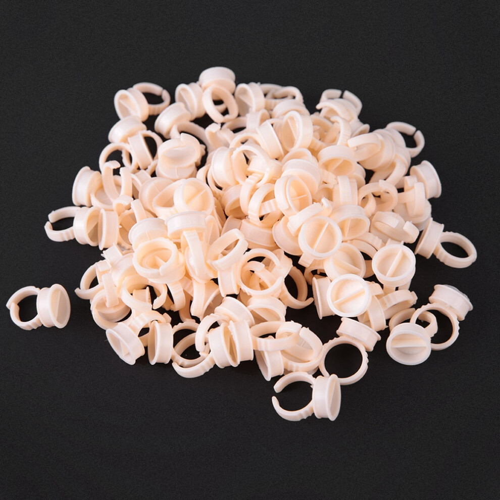 Silicone Ink Ring Cups 100pcs for Semi Permanent Tattoos Pigment Holder Large