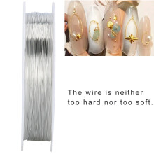 DIY Silver Copper Wire for Jewelry, Nails & Crafts, 6.6cm
