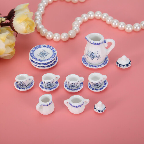 1:12 Scale Dollhouse Kitchen Miniature Porcelain
