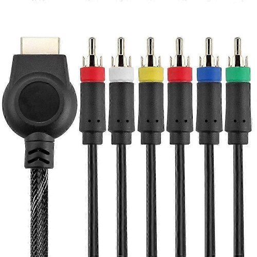 Ps3 Ps2 Component Av Cable (6 πόδια) Premium υψηλής ανάλυσης Hdtv Component Rca Audio Video Cable για Sony Playstation 3 2