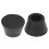 20PCS sort stol sofabord gummimøbler benendekapper 16mm diameter 4